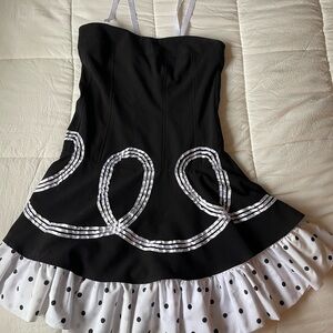 Black and White Polka Dot Dress